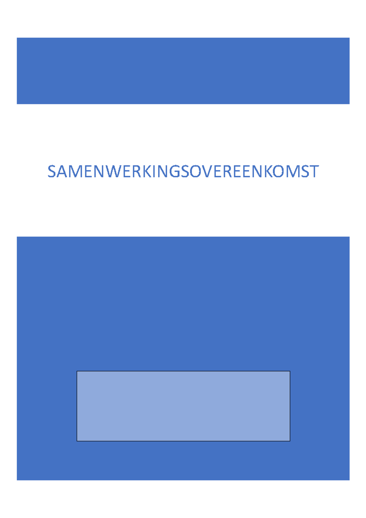 Samenwerkingsovereenkomst Definitief 2 - SAMENWERKINGSOVEREENKOMST ...