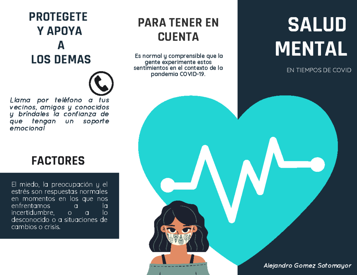 Salud mental en tiempos de pandemia Covid 19 y factores que prevalecen ...