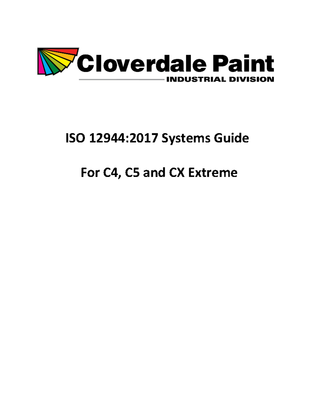 Iso12944-systems-guide - ISO 12944:2017 Systems Guide For C4, C5 and CX ...