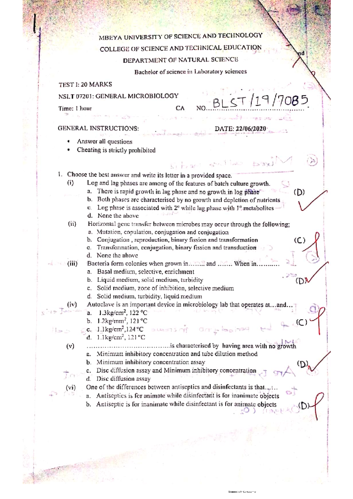 Microbiology papers - Notes - Computer Science - Studocu