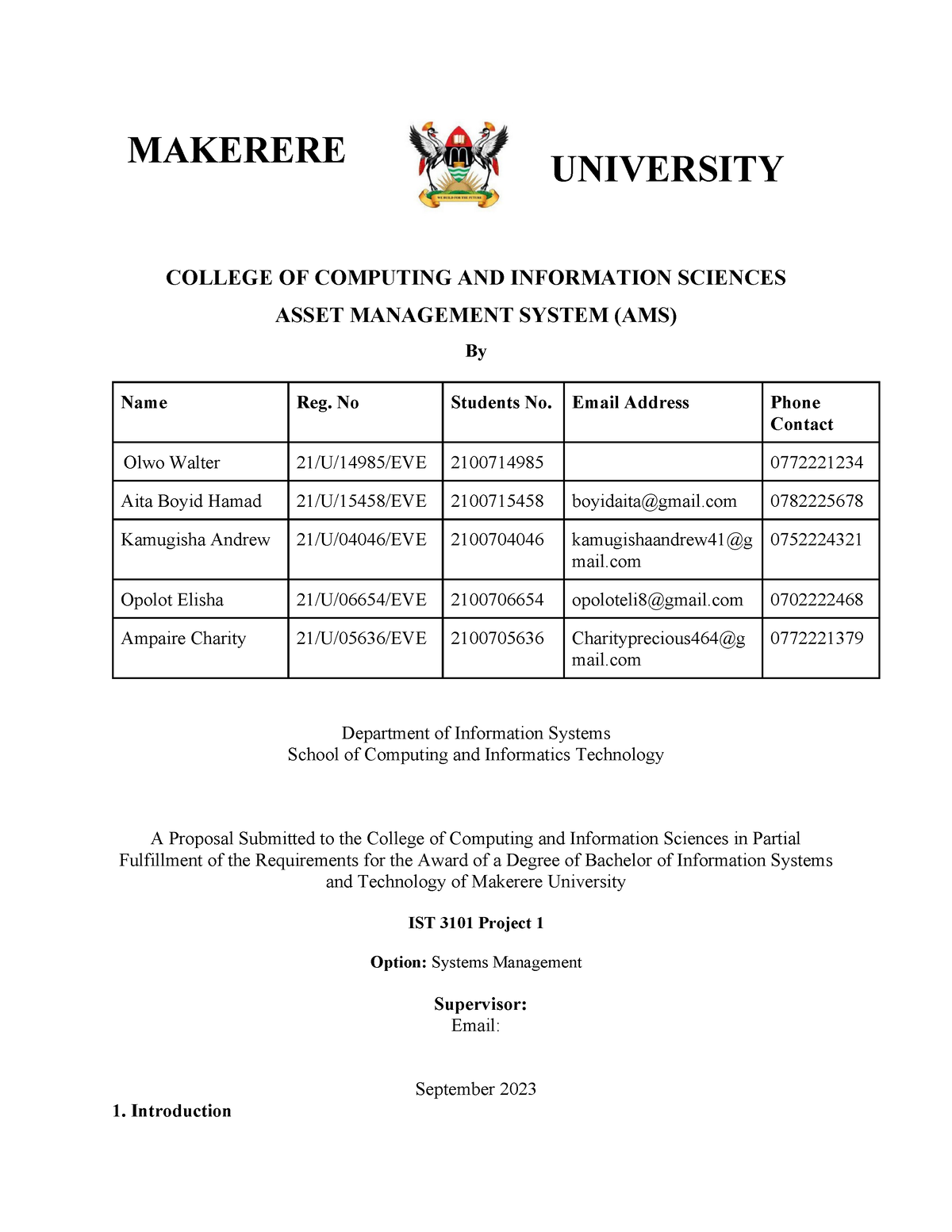 phd concept paper makerere university