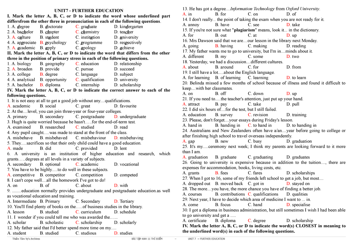 bt-av-11-unit-7-further-education-unit7-further-education-i-mark