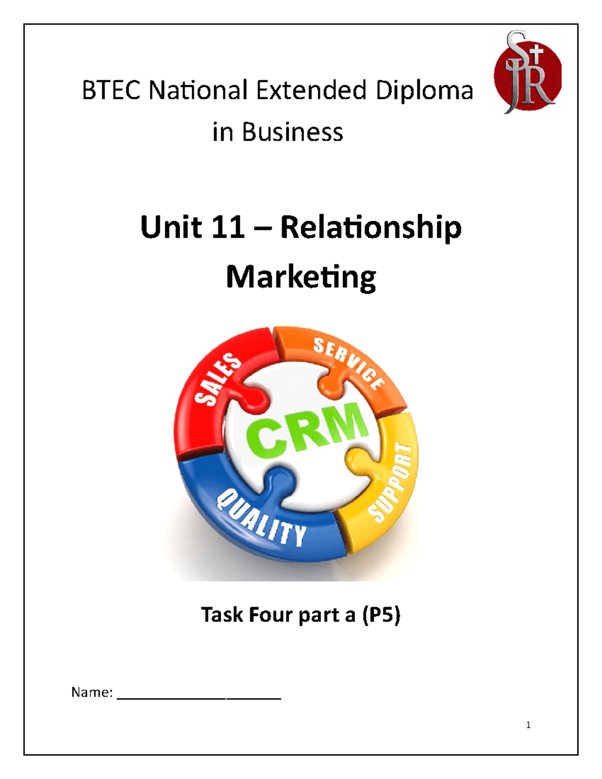 Task 4 Booklet - Bhjutng - BTEC National Extended Diploma In Business ...