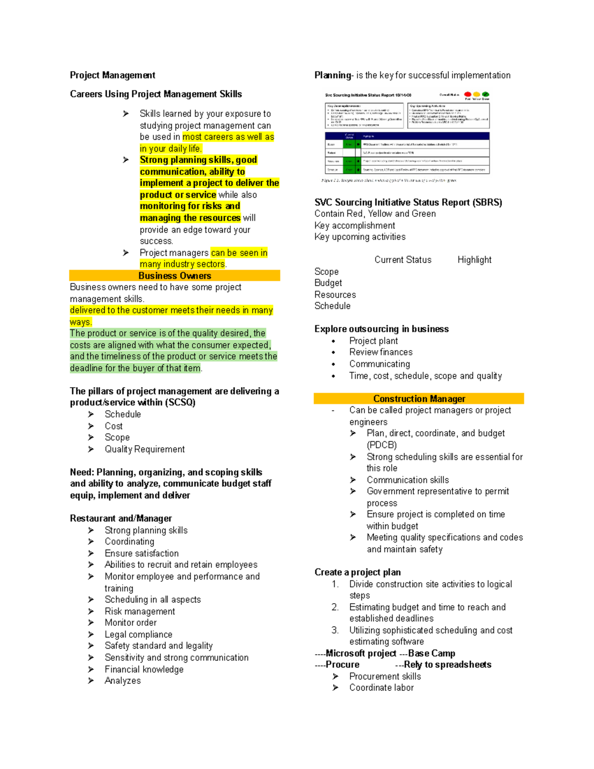 Project Management refined reviewer - Project Management Careers Using ...