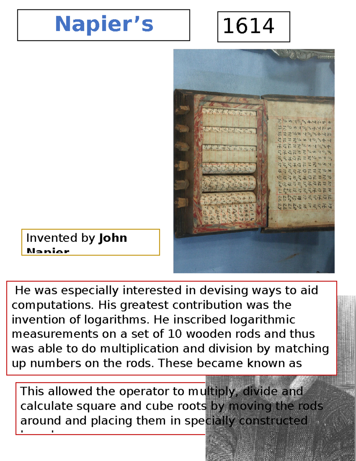 Doc1 - prominent individuals with their inventions - This allowed the ...