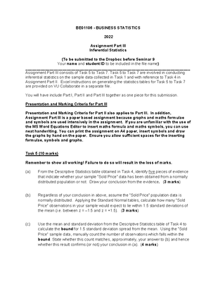 Session 9 Powerpoint slides[ 1268] - 1 BEO BUSINESS STATISTICS SESSION ...