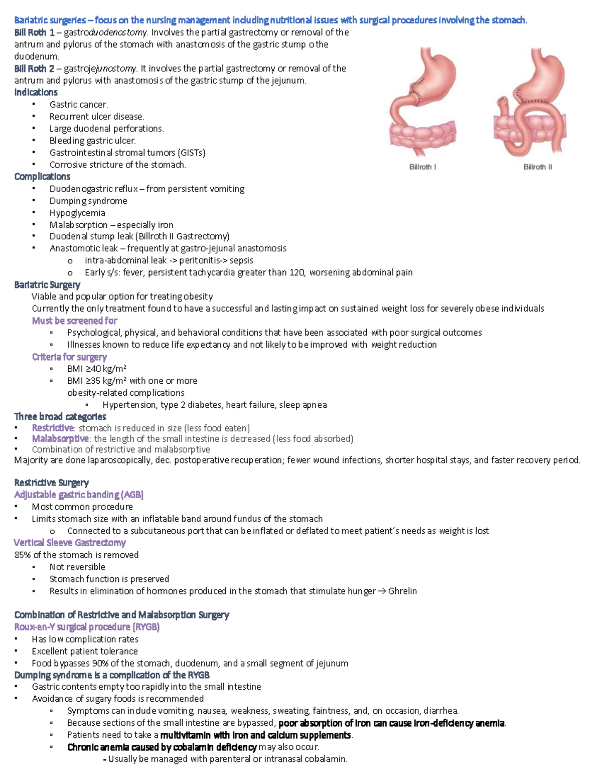 Bariatric Surg-Care2-MM - Bariatric surgeries – focus on the nursing ...