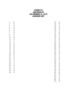 Midterm Notes - Combination of textbook and in class lecture - Chapter ...