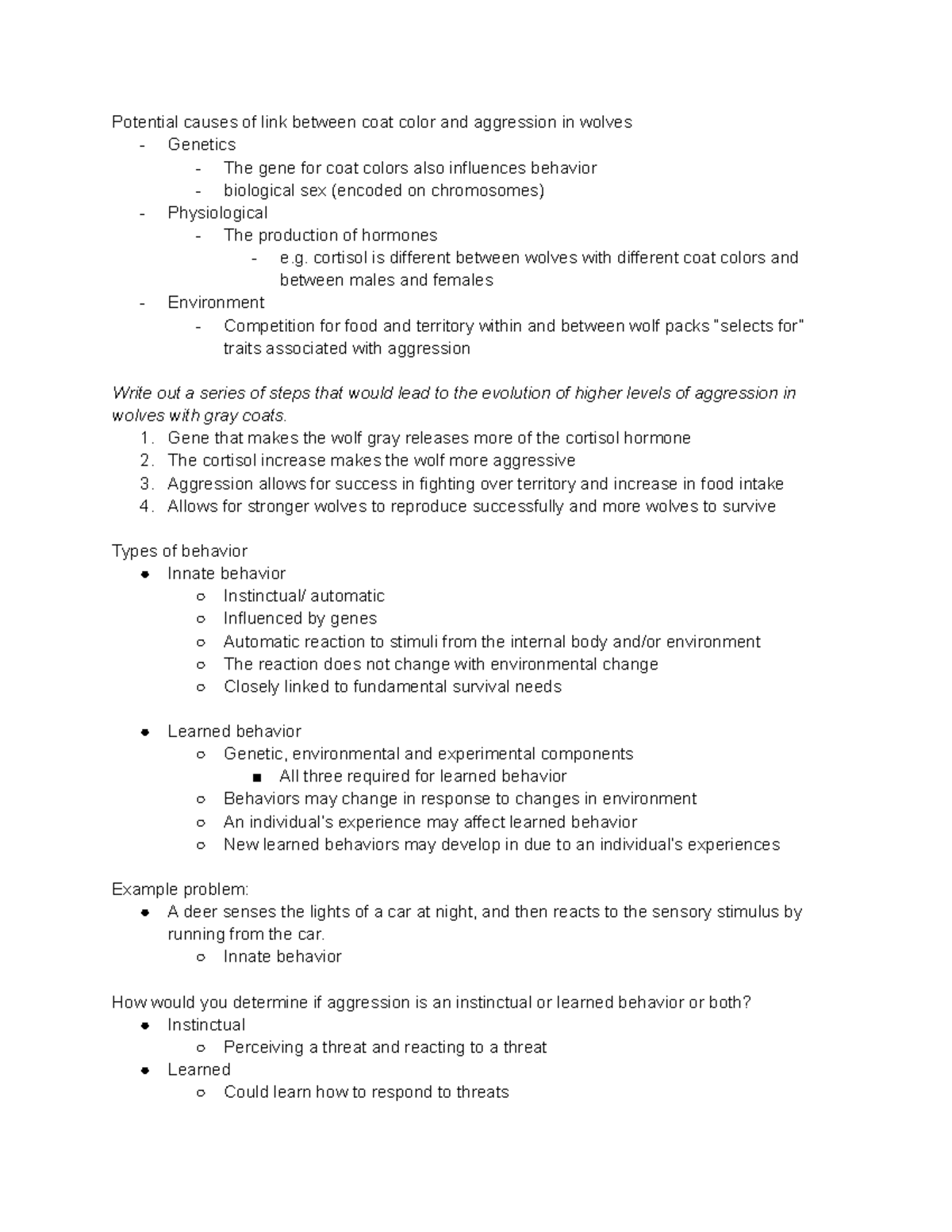 Learning and Communication in Animals - Potential causes of link ...