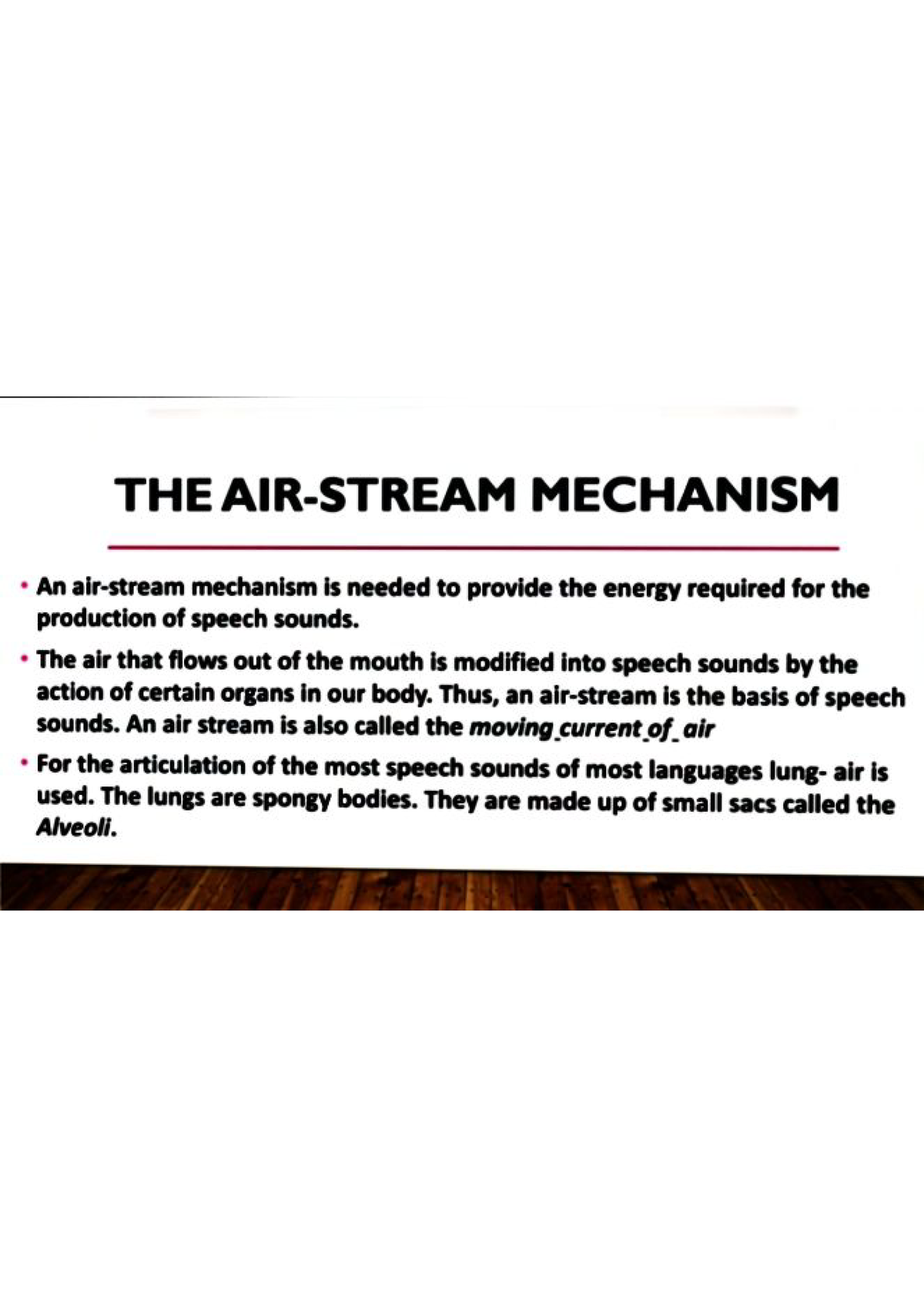 Linguistics Airstream Mechanism,organs Of Sound,syllable Etc - English ...