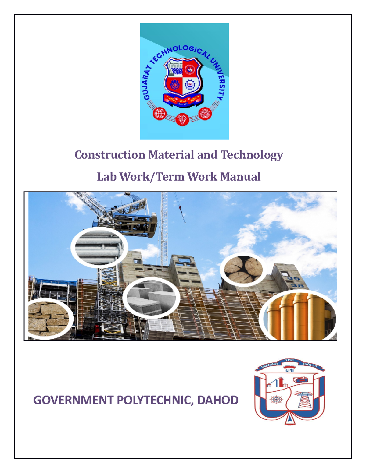 Cm &t lab manual - Construction Material and Technology Lab Work/Term ...
