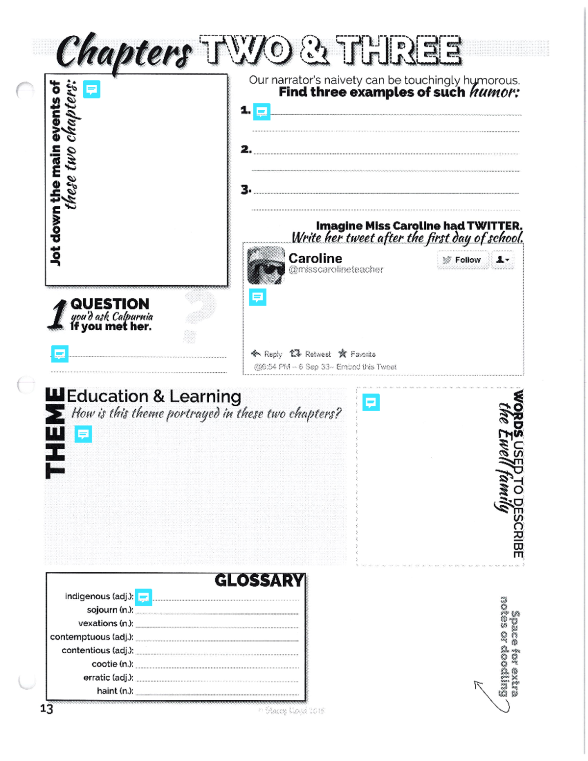 Chapters 2 3 Mockingbird Questions Studocu