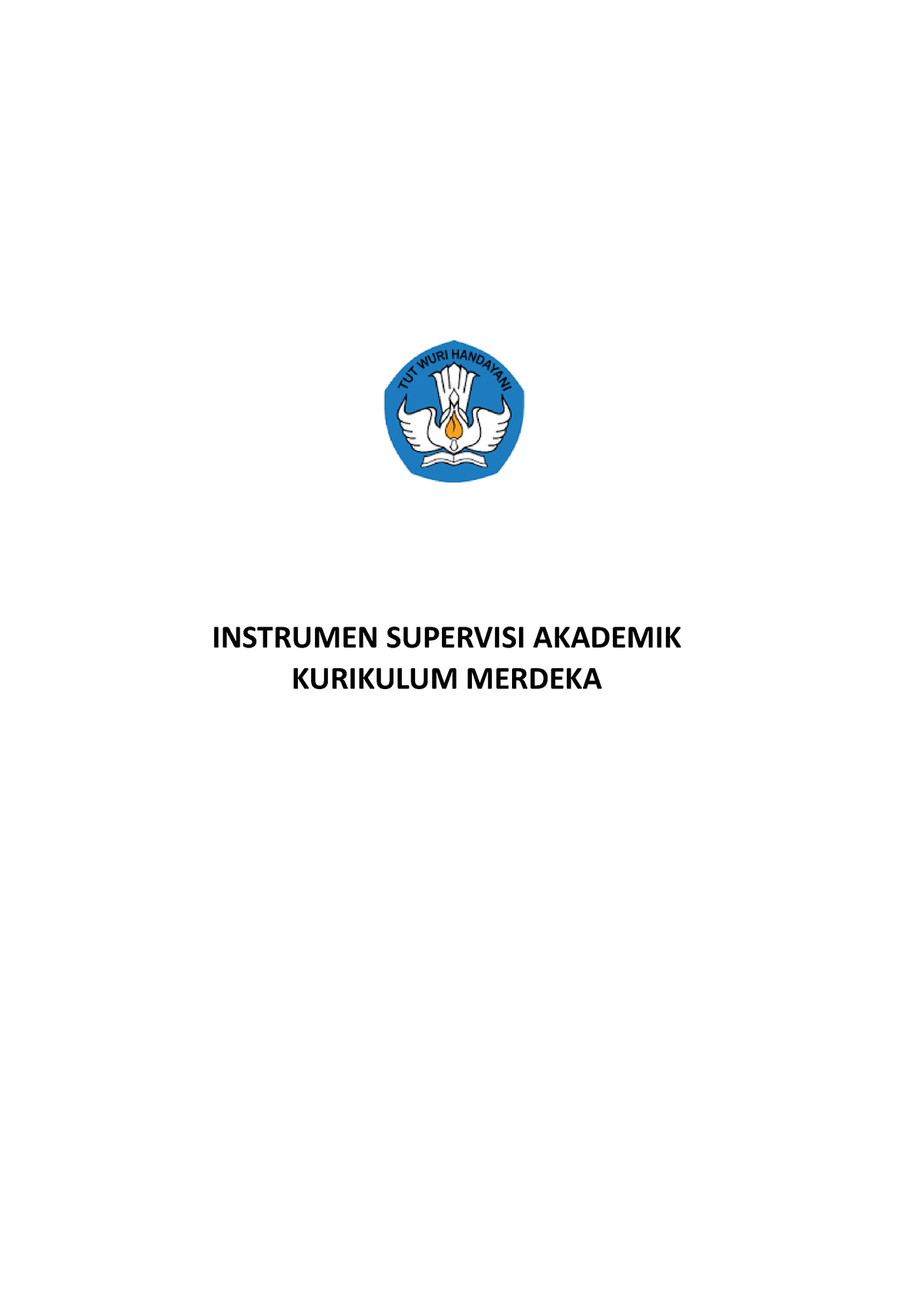 Instrumen Supervisi Akademik Kurmer - INSTRUMEN SUPERVISI AKADEMIK ...