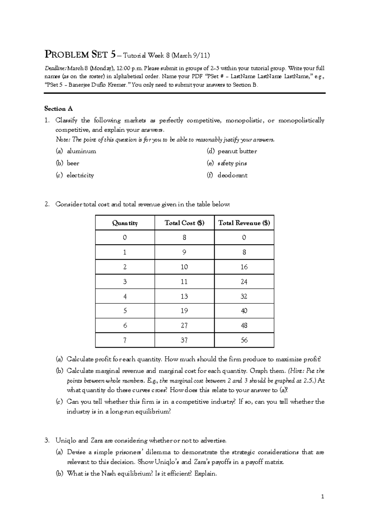 Problem Set 5 - Tutorial Question + Answers - PROBLEM SET 5 — Tutorial ...