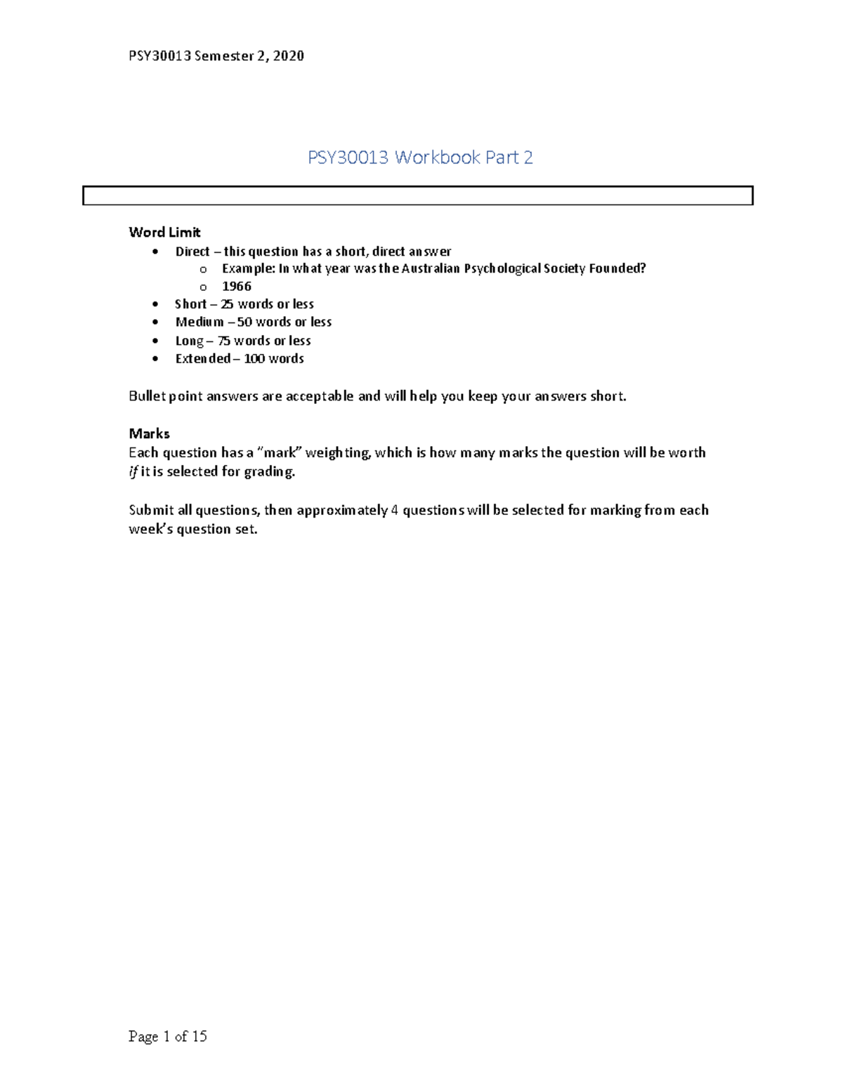 workbook-part-2-marks-each-question-has-a-mark-weighting-which-is