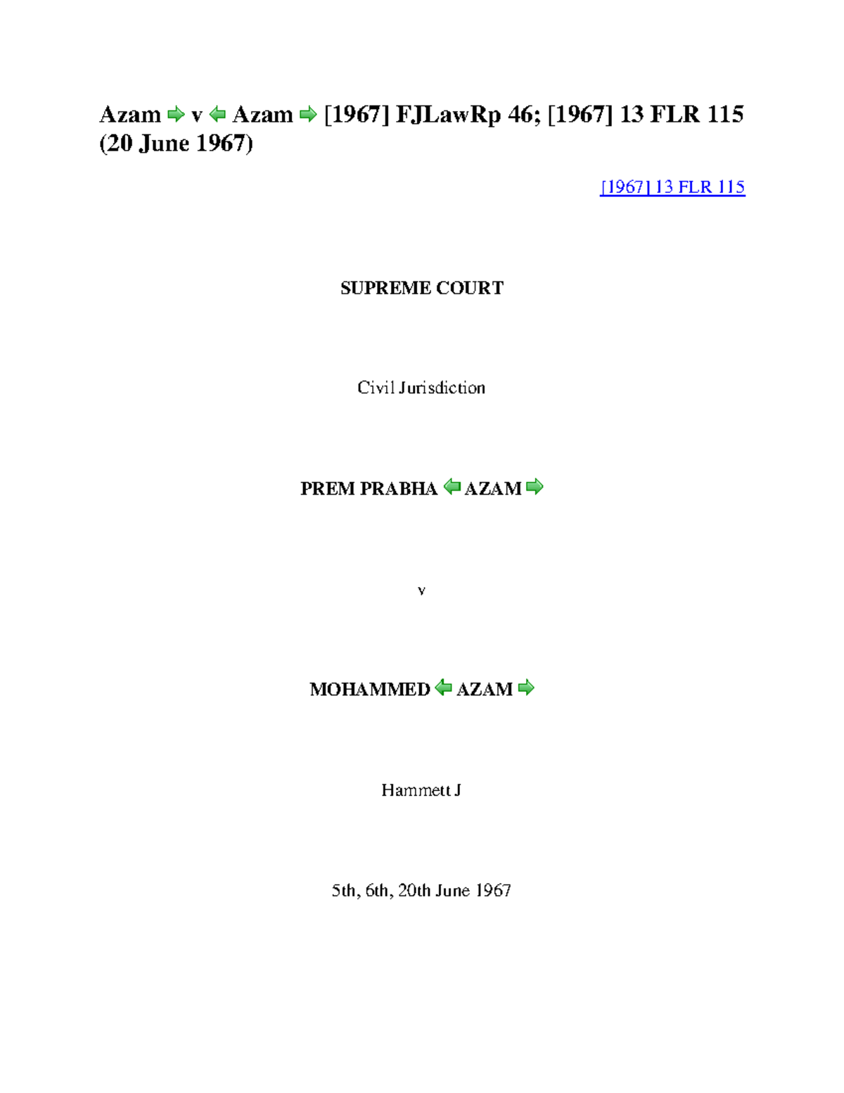 Azam v Azam - All materials are tutorials and notes. - Azam v Azam ...