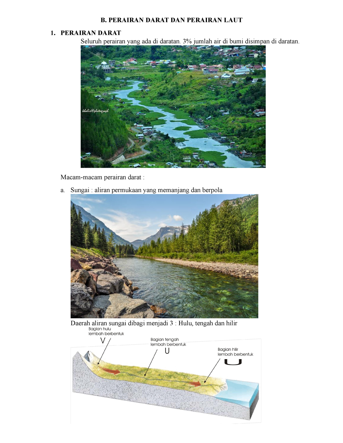 Perairan Darat - Bacaan - B. PERAIRAN DARAT DAN PERAIRAN LAUT 1 ...