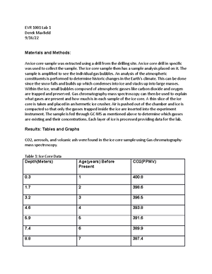 Lab 2 - Ocean Acidification And Global Warming Lab - Derek Maxfield 10 ...