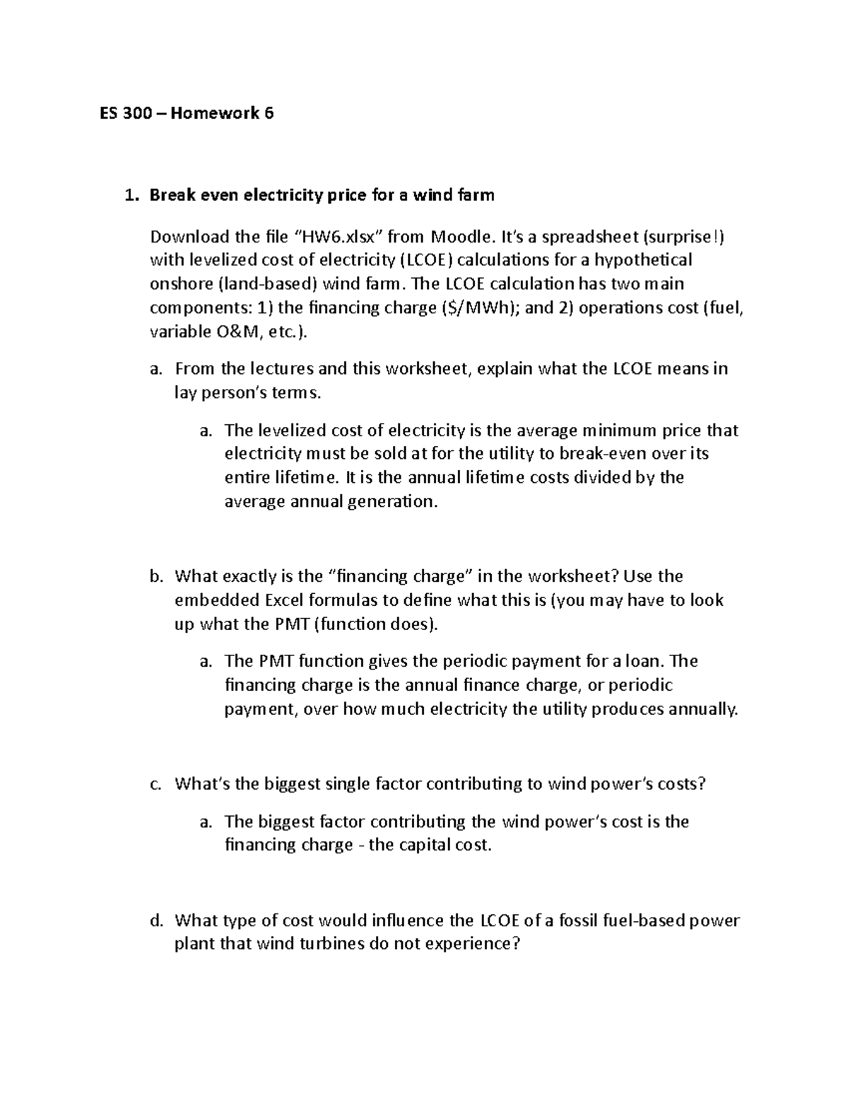 homework 6 compression answers