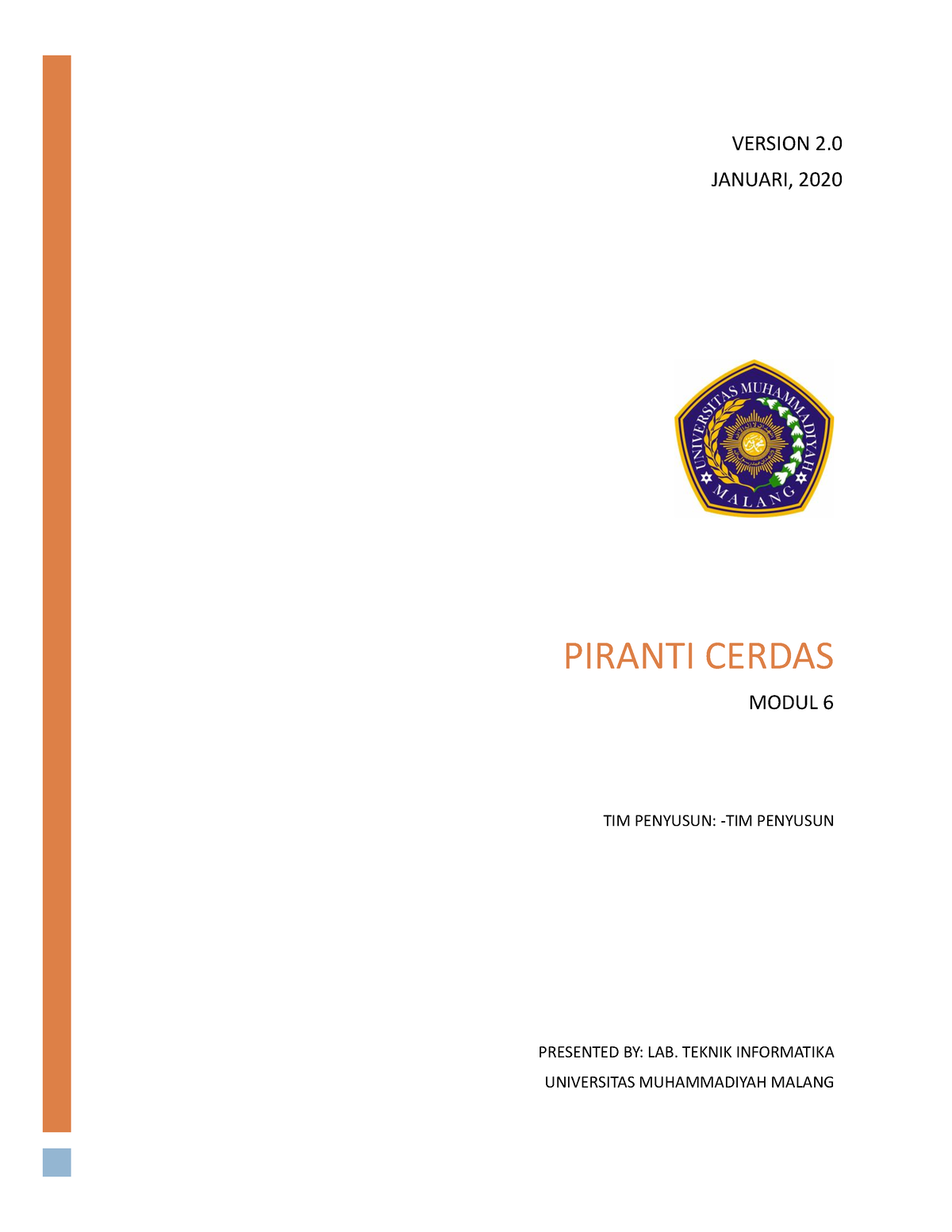 Modul 6 Piranti Cerdas - PIRANTI CERDAS MODUL 6 PRESENTED BY: LAB ...