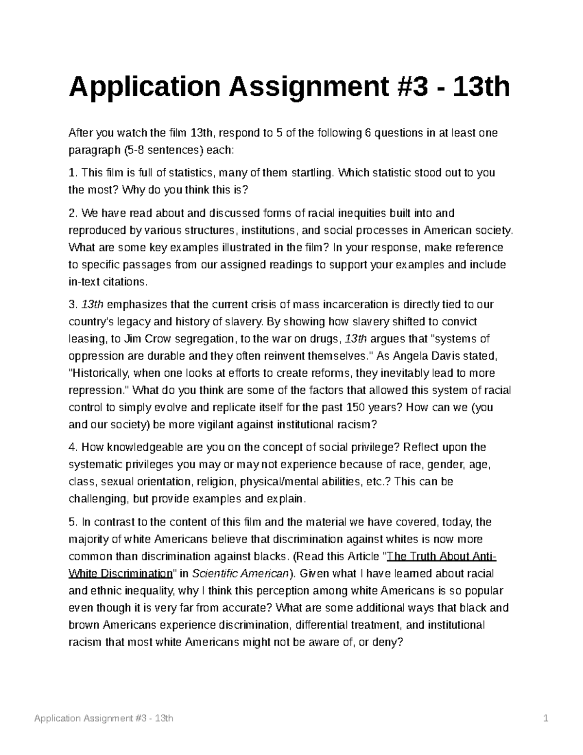 assignment applications 11 3a