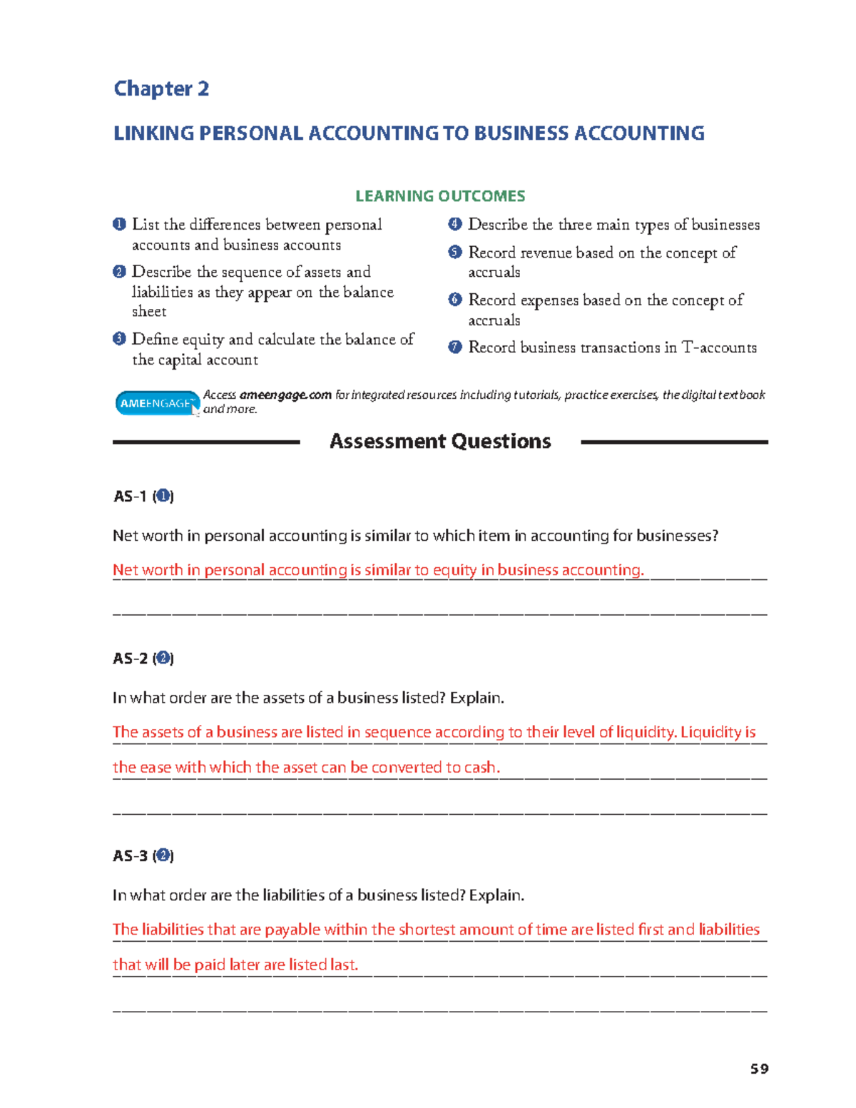 Chapter 2 - Accounts practices materials - Chapter 2 Linking PersonaL ...