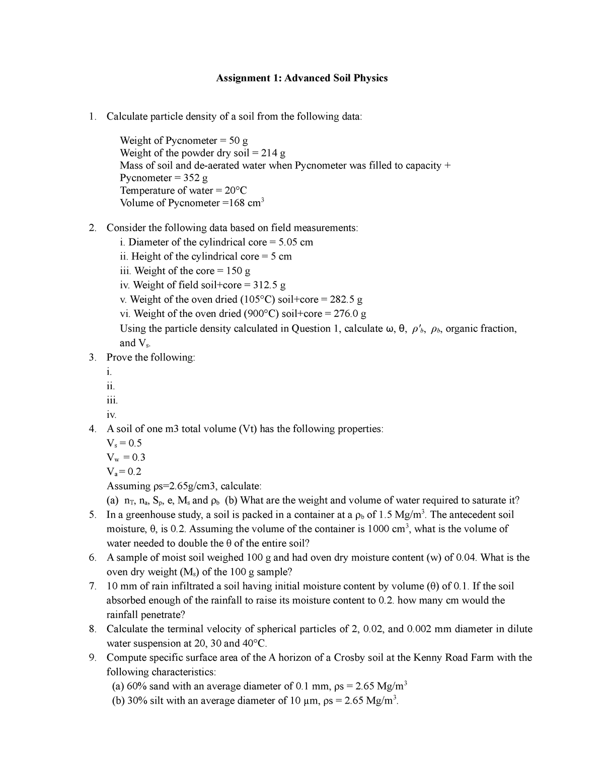 assignment-1-lecture-notes-1-assignment-1-advanced-soil-physics