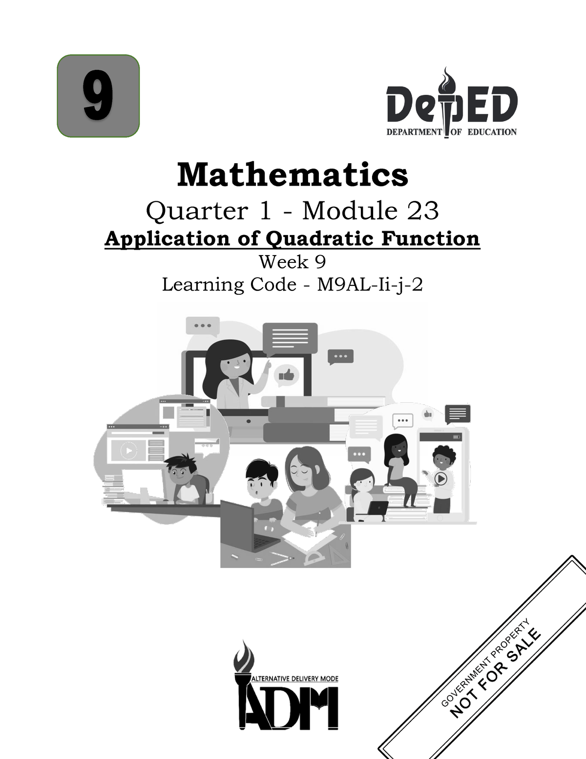 Math9 Quarter 1 Module 23 Final-V3-1 - Mathematics Quarter 1 - Module ...