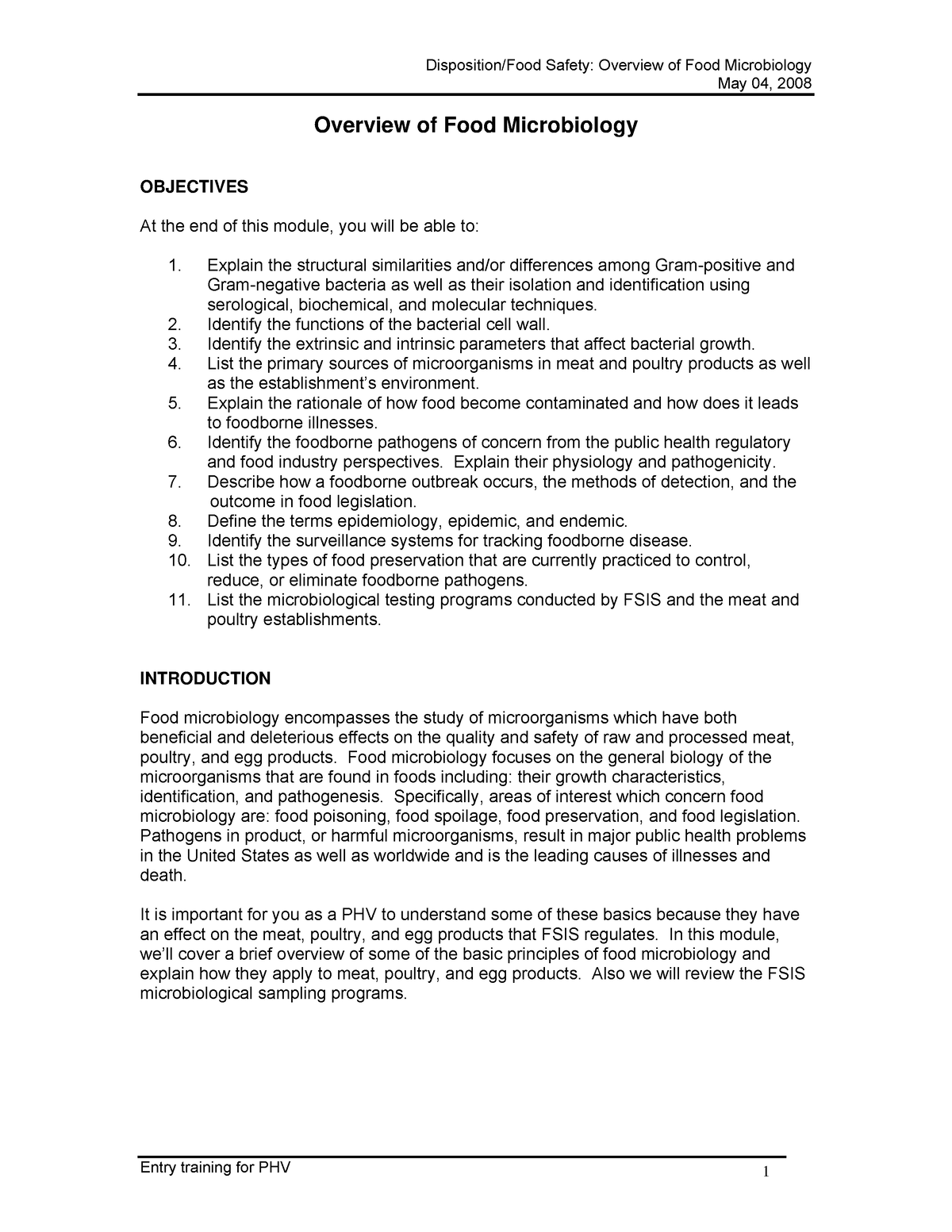 food microbiology dissertation topics