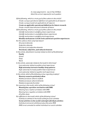 Sociology Exam - Sociology Exam Questions that pertain to specific ...