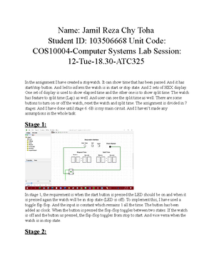 cos10004 assignment 2