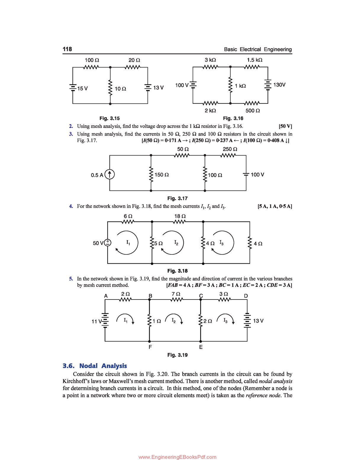 M1 Chapter 5 Nodal Analysis - Basic Electrical Engineering - Studocu