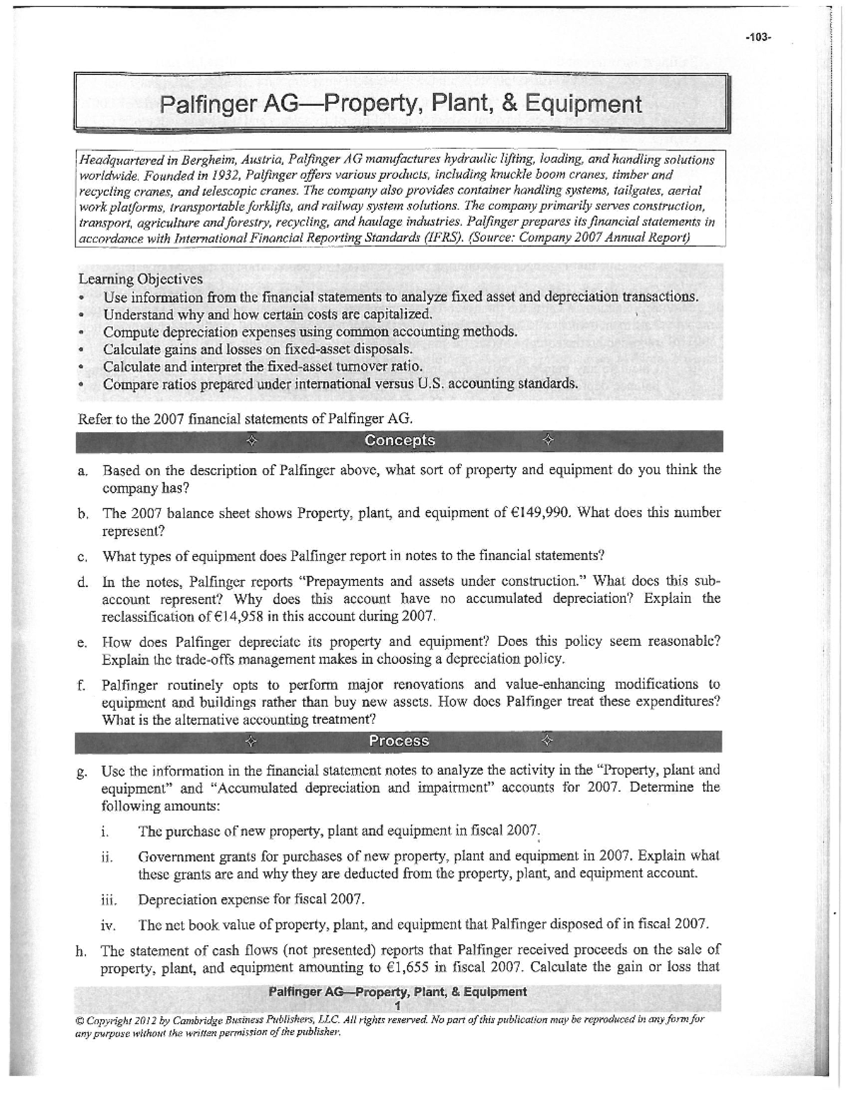 MGMT E-1000 Palfinger AG Extra Credit Case Assignment - ACC 9806 - Studocu