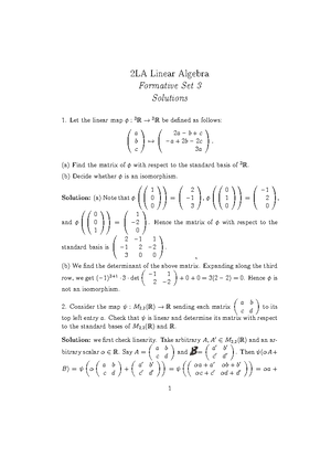 Exercise Sheet 2 solutions - 2DE/2DE3 Example sheet 2 solutions ...