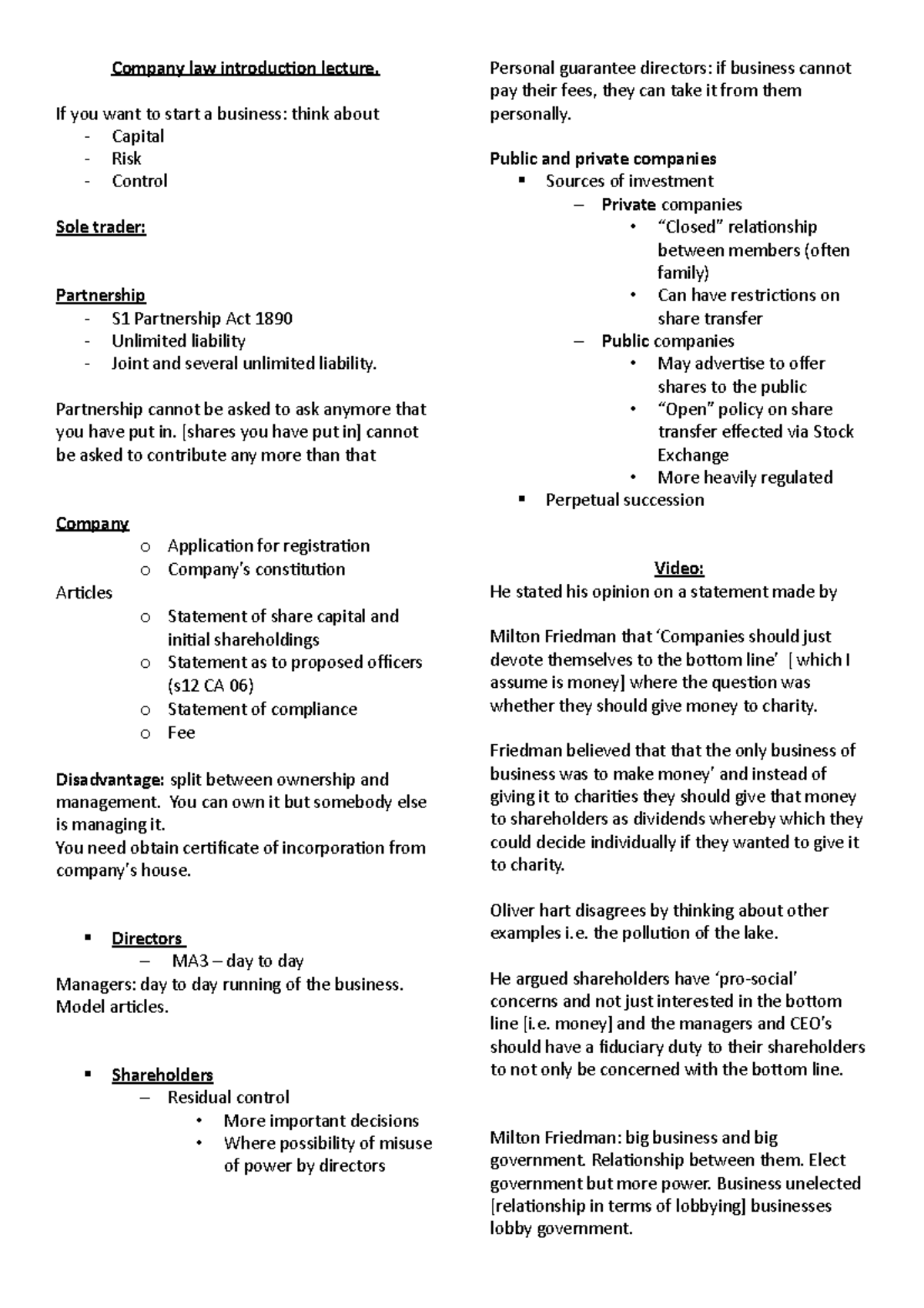 company-law-introduction-lecture-456z0108-mmu-studocu