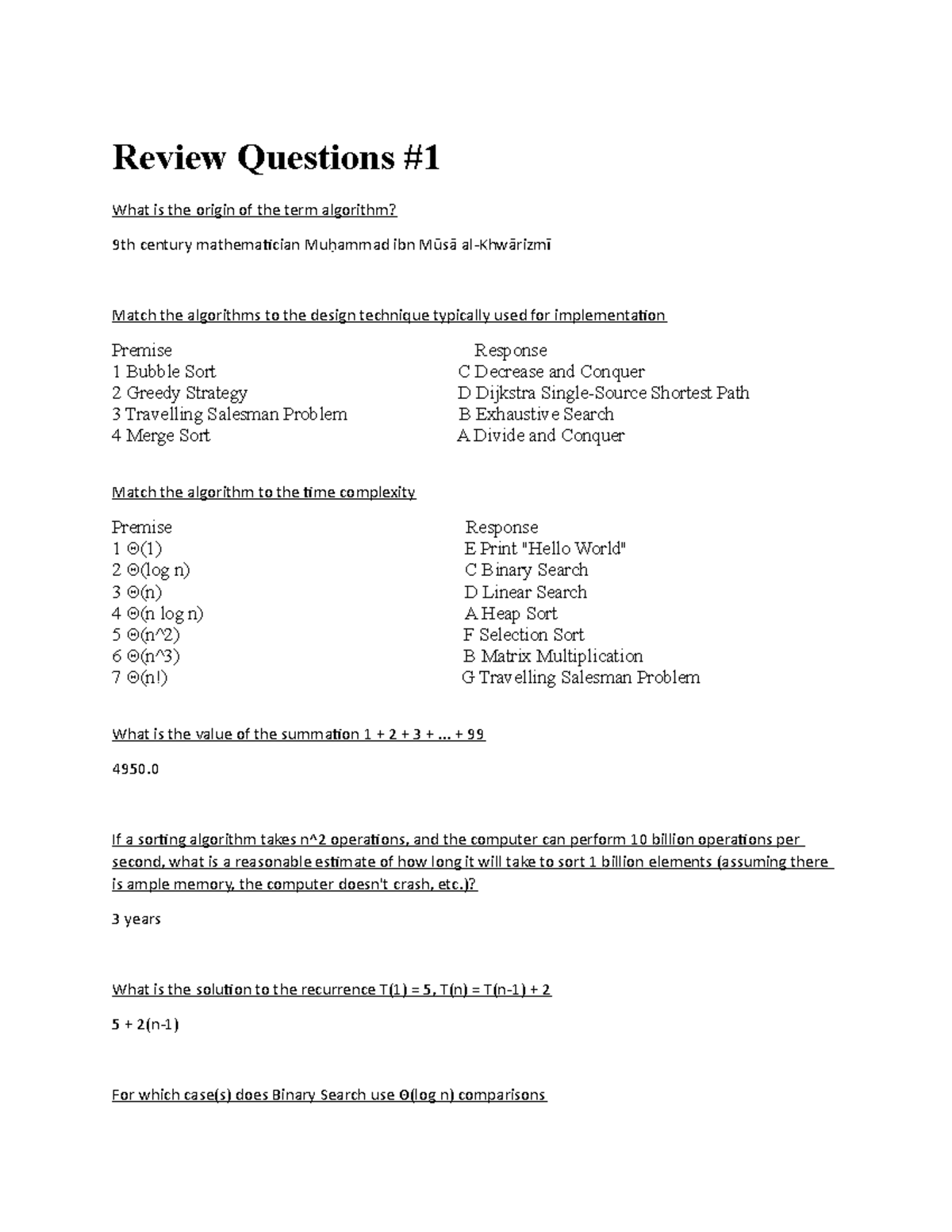 323 Exam1 - note - Review Questions What is the origin of the term ...