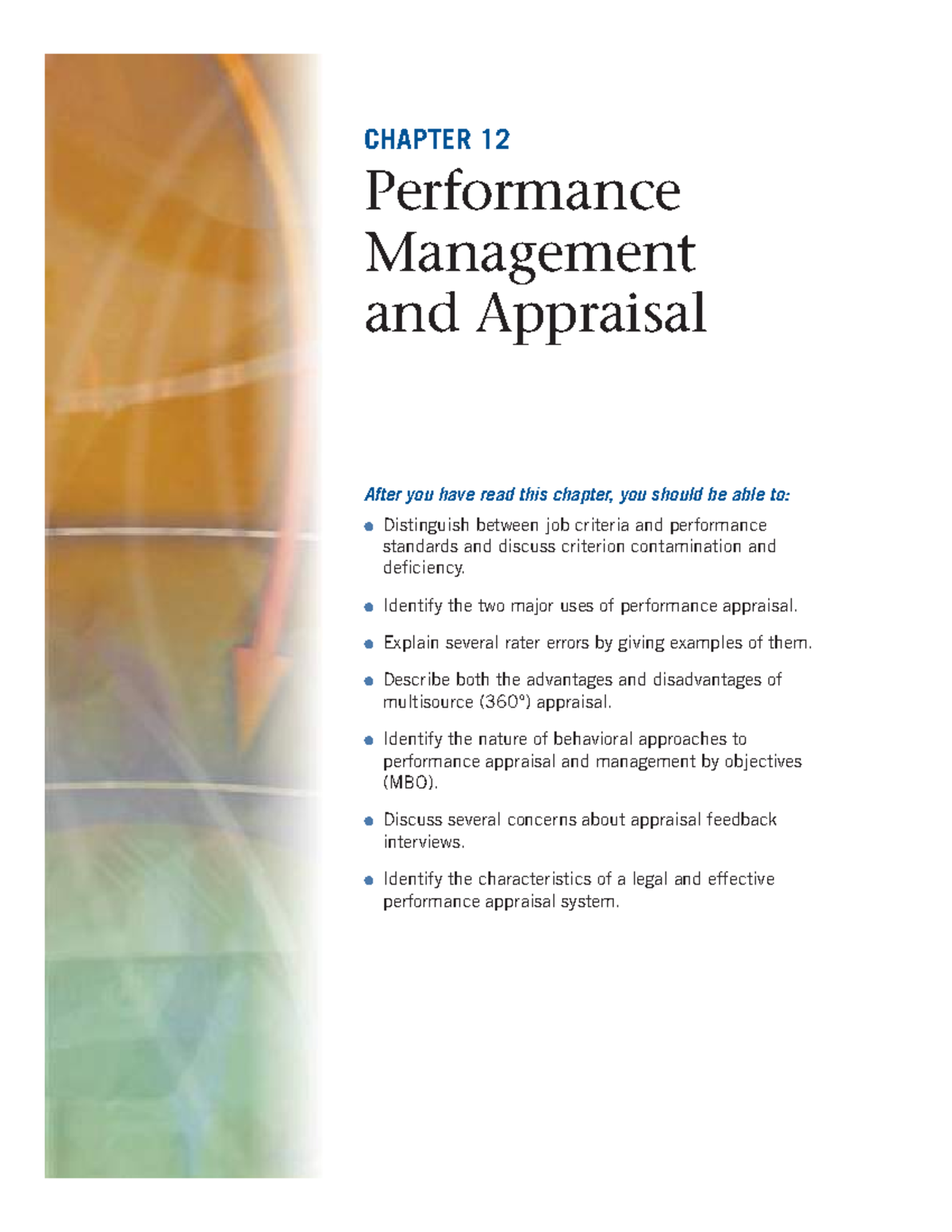 Chapter 12 - Perfomance Management and Appraisal - CHAPTER 12 ...