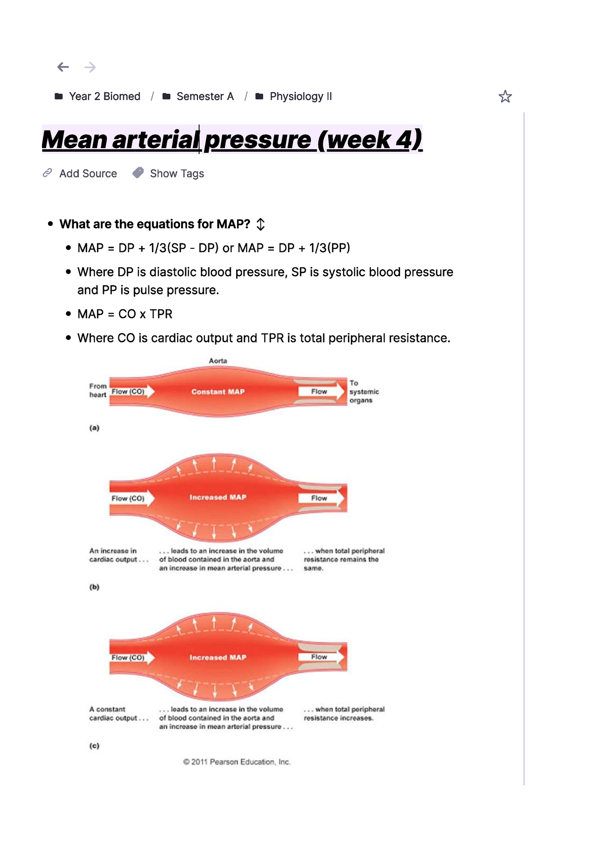 Mean Arterial Pressure BMD221 Studocu   Thumb 1200 1697 