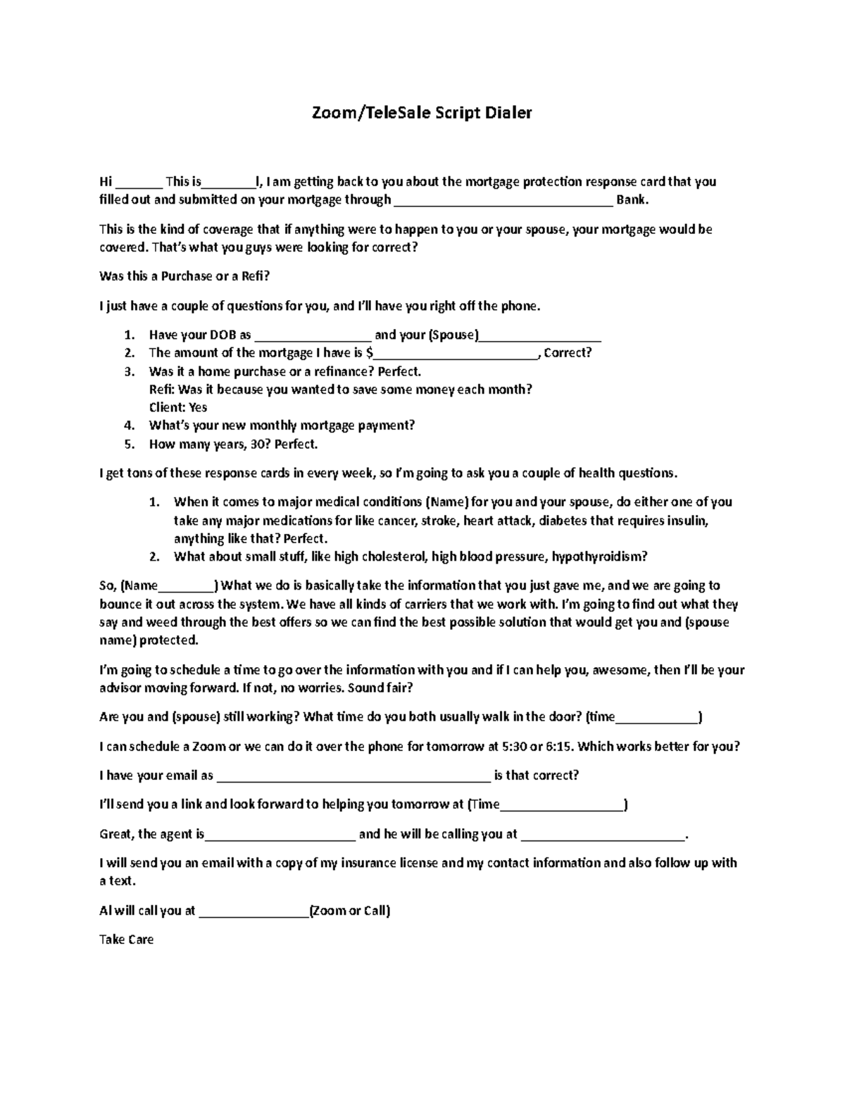 Zoom Script Dialer Als Mp script Zoom/TeleSale Script Dialer Hi