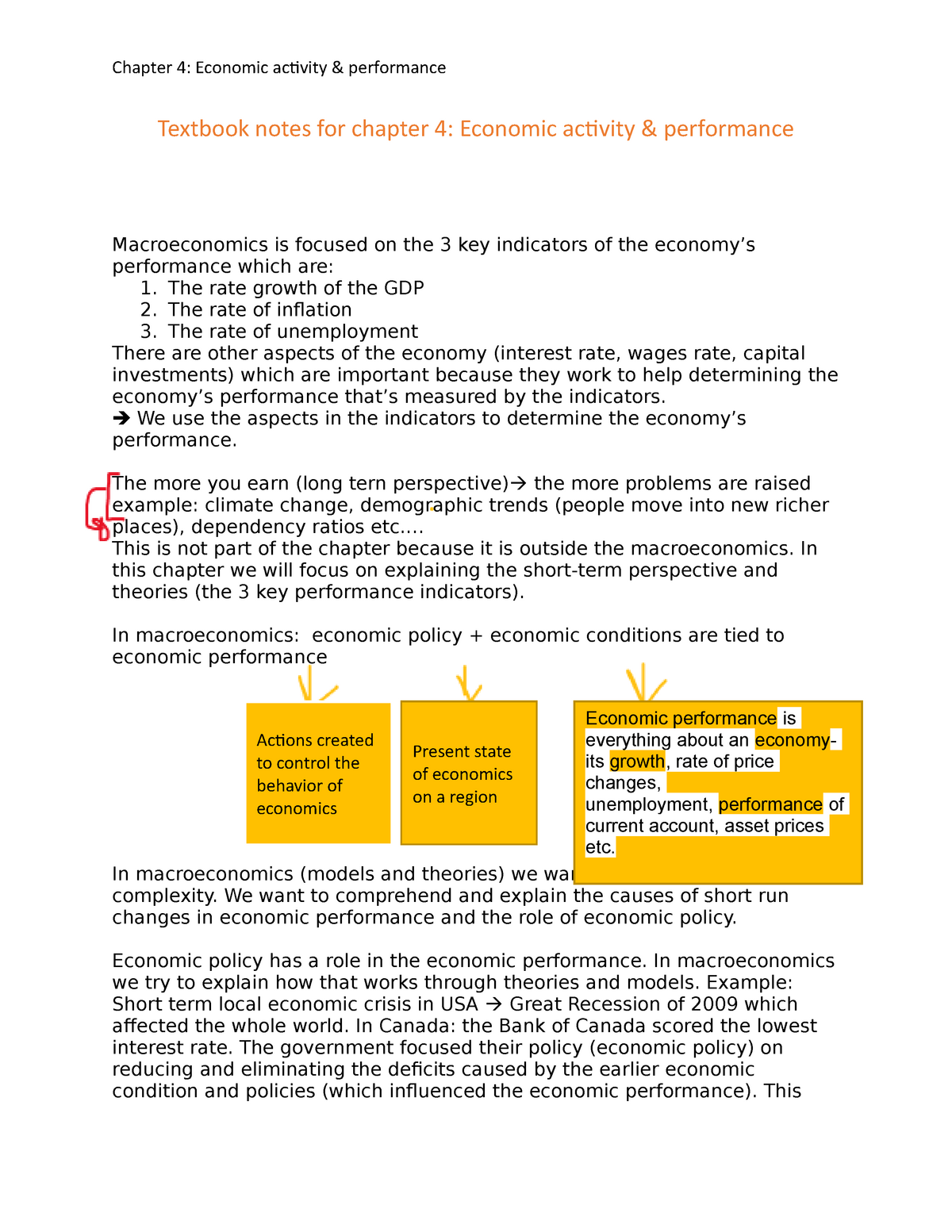 Economic Measurements Study Guide Chapter 4 Answer Key - Study Poster