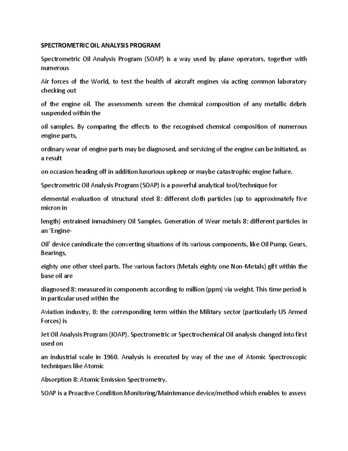 ME Module 3 PART 7 Suresh Gopi SPECTROMETRIC OIL ANALYSIS PROGRAM