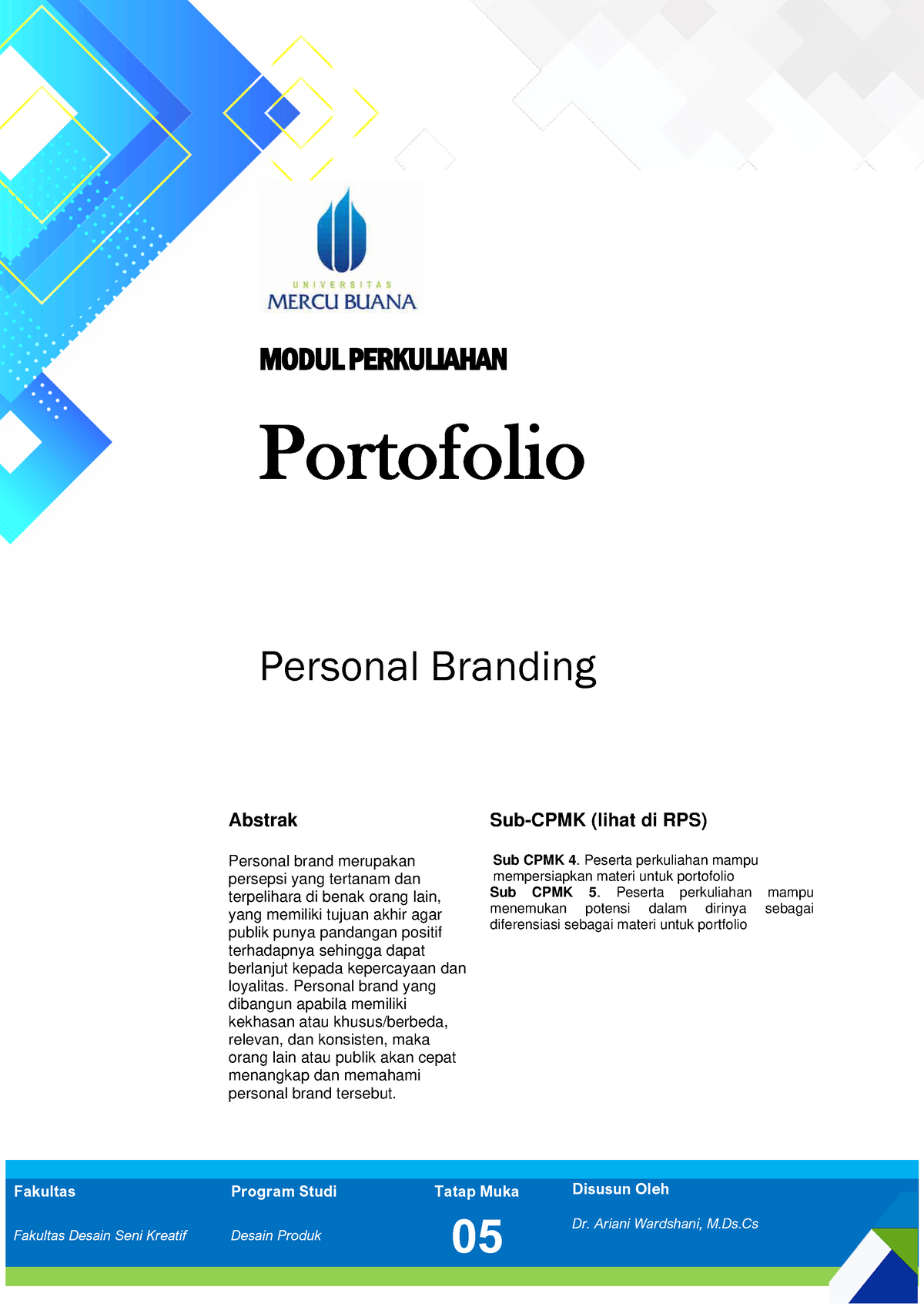 Portofolio 5 - This File Containing How To Build Our Personal Branding ...