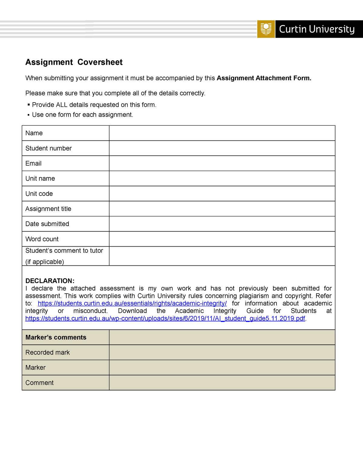 ukzn assignment cover sheet