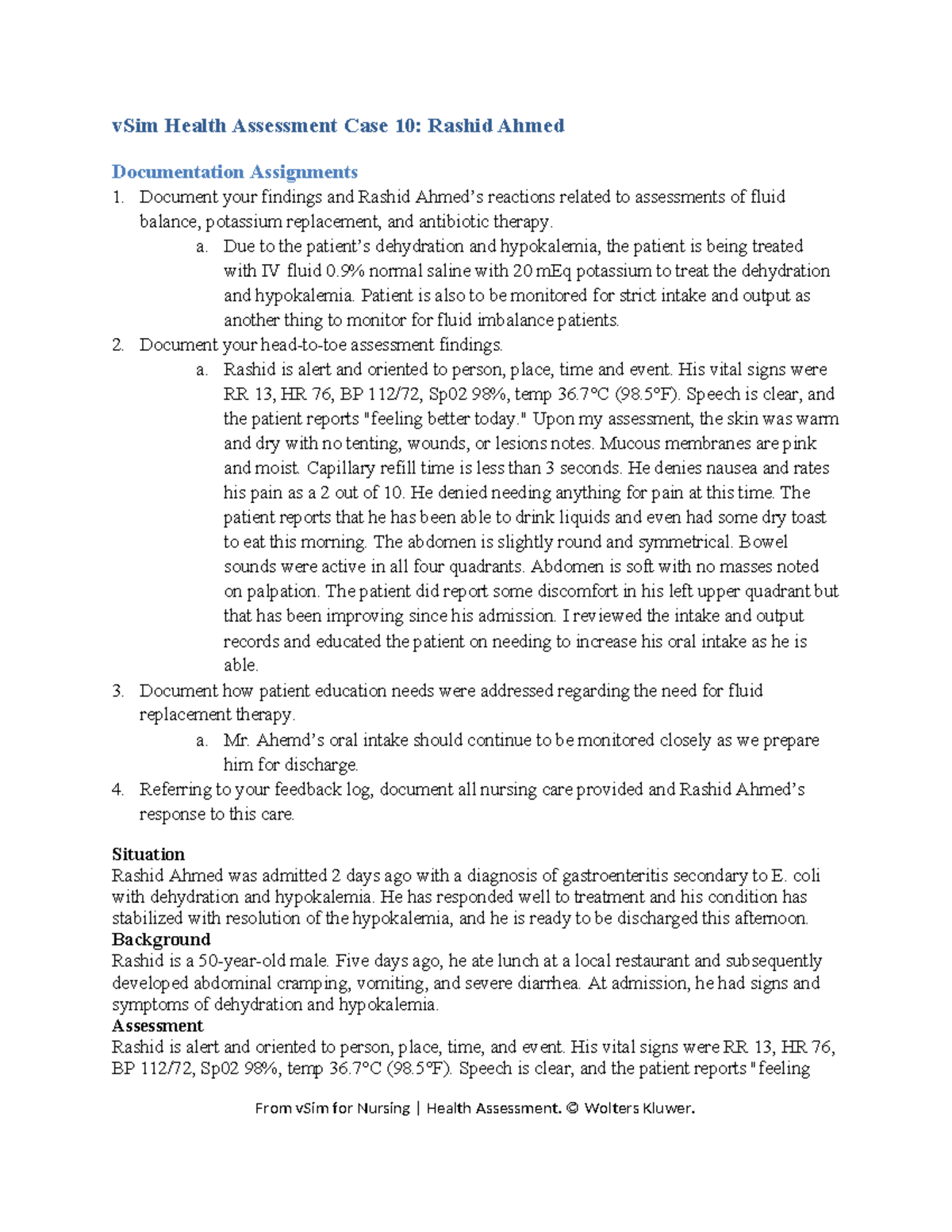 rashid ahmed vsim documentation assignment