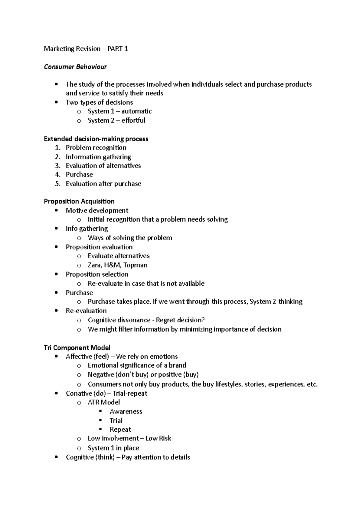 Principles Of Marketing Exam 1 - gse2oo2