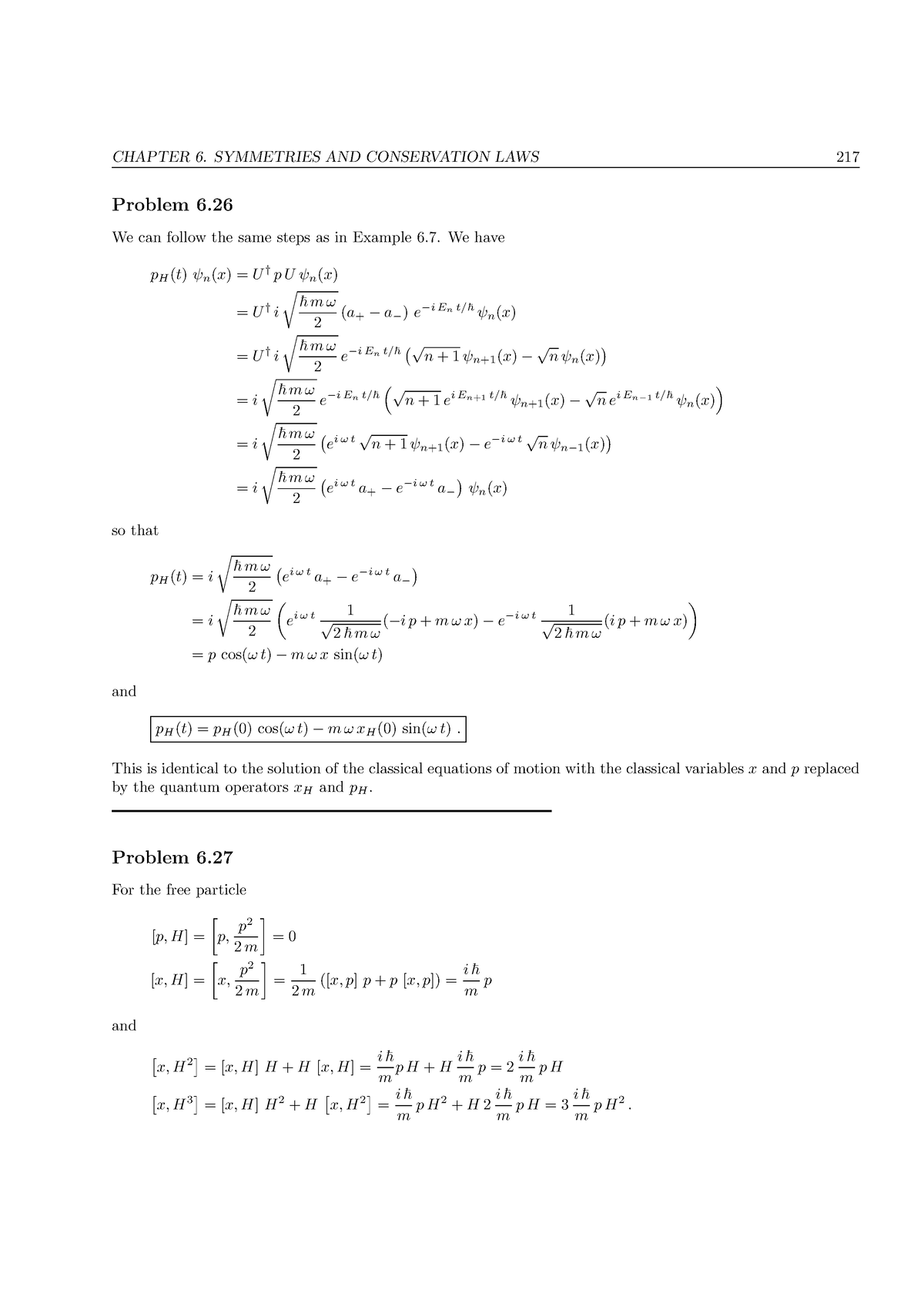 EP455Study Material 217 - CHAPTER 6. SYMMETRIES AND CONSERVATION LAWS ...