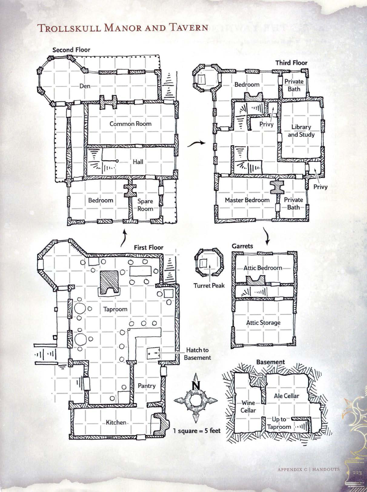 Waterdeep dragon heist tavern - TROLLSKULL MANOR AND TAVERN Second ...