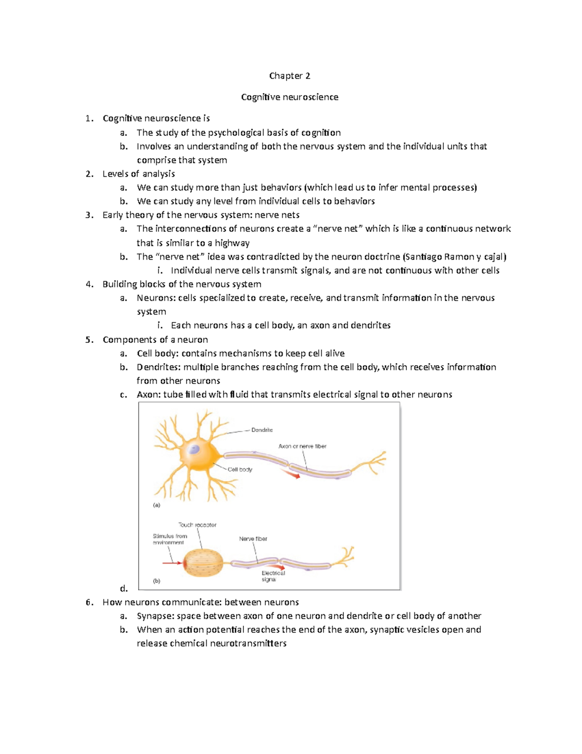 Chapter 2 - Chapter 2 Cognitive Neuroscience Cognitive Neuroscience Is ...