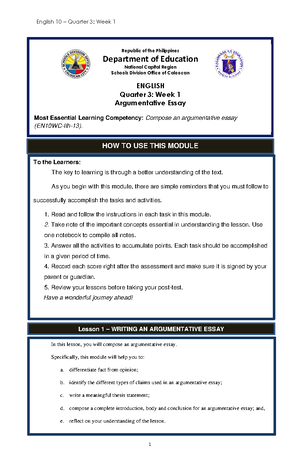 ORAL Communication Handouts - WEEK 4 Lesson - INTERCULTURAL ...