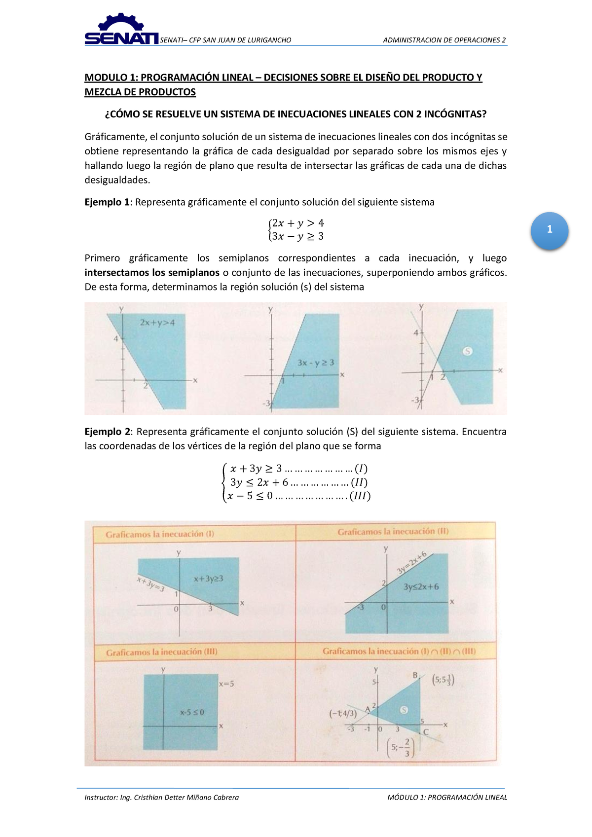 Modulo 1 - Texto - 1 MODULO 1: PROGRAMACI”N LINEAL – DECISIONES SOBRE ...